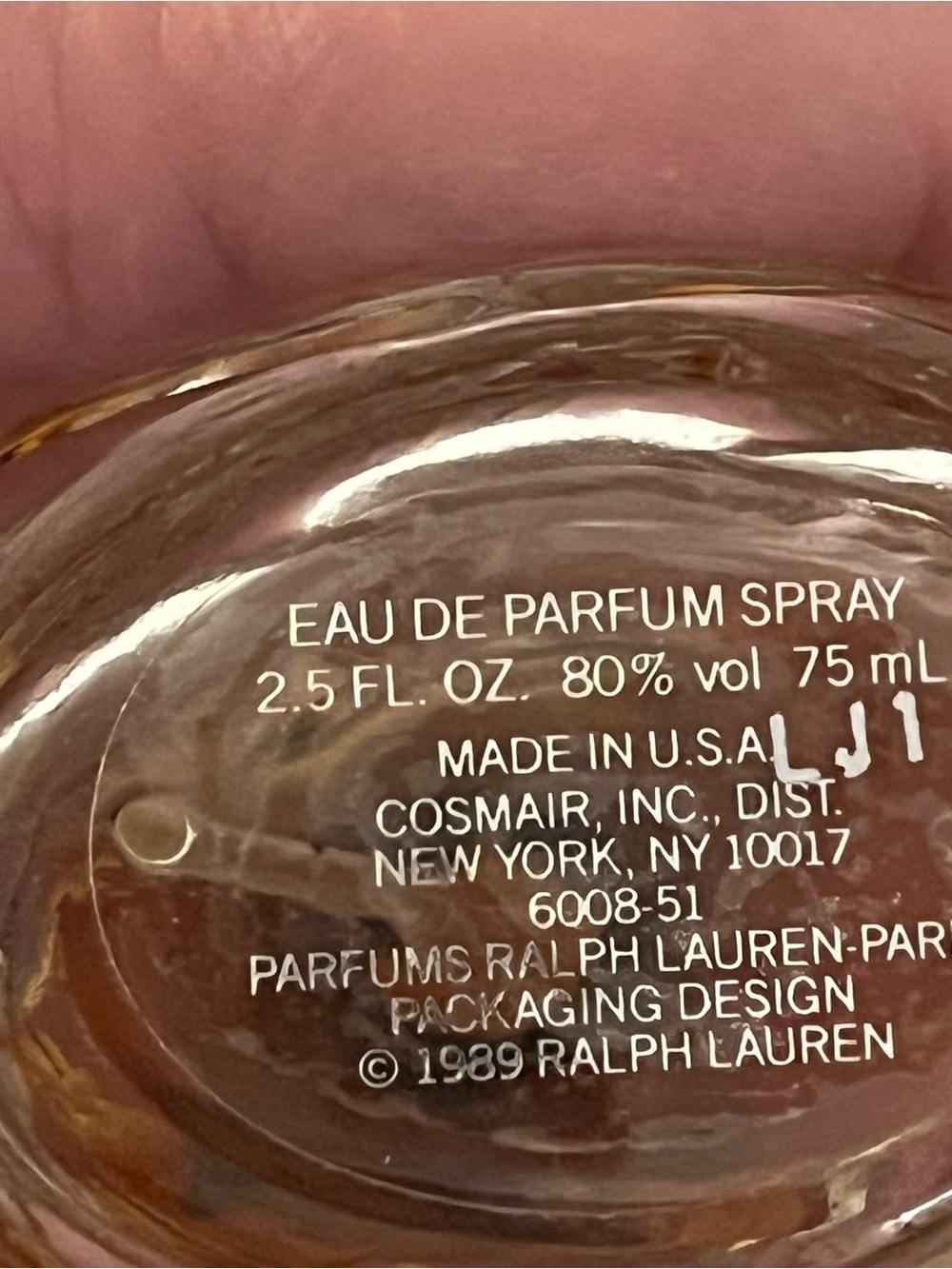 VINTAGE Ralph Lauren perfume in decorative bottle. - Picture 5 of 5